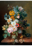 Art for the home Paveikslas ant drobės &raquo;Stillleben Blumen&laquo; Art | gėlės | Stillleben Stillleben su gėlės 100 x 70 cm