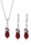 Elli Papuo&scaron;alų rinkinys &raquo;Tropfen 925 Silber su kristalai von Swarovski&reg;&laquo; ()