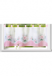 Weckbrodt Užuolaida &raquo;Sarah&laquo; Schlaufen 1 Stk. dalys Bistro Voile ra&scaron;tuotas floral HxB 45x120cm Užuolaida užuolaida