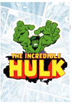 Komar Sienos lipdukai &raquo;Hulk Comic Classic - Gr&ouml;&szlig;e 50 x 70 cm&laquo; selbstklebend Sienų lipdukai vaikų kambario baldų komplektas