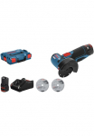 Bosch Professional Akumuliatorinis &scaron;lfuoklis &raquo;GWS 12V-76&laquo; su 2 Akkus ir įkroviklis