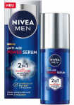 Nivea Men Veido serumas &raquo;ANTI-AGE 2IN1 POWER SERUM&laquo; Mildert tiefe Falten zieht schnell ein 24h intensive Feuchtigkeit.