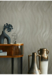 Marburg Tapetai &raquo;Tapete Wavy Stripes&laquo; geometrisch formuoti moderne tapetai dėl Wohnzimmer miegamojo kambario baldai K&uuml;che