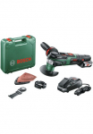 Bosch Home & Garden Akumuliatorinis daugiafunkcinis prietaisas &raquo;AdvancedMulti 18&laquo; rinkinys su Priedų rinkinys Akumuliatorinis 18V/25 Ah ir įkroviklis im lagaminas