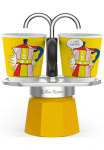 BIALETTI Espresso kavos aparatas &raquo;Mini Express Lichtenstein&laquo; 009 l Kavinukas (1 Espresso kavos aparatas + 2 Espressobecher 90 ml)