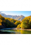 Papermoon Fototapetas &raquo;Autumn Mountain Forest River&laquo; glatt