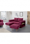 LOOKS by Wolfgang Joop 2,5-vietė sofa &raquo;Looksvb&laquo; Verwandlungssofa: i&scaron; sofa wird sofa su 2 Hockern su Regalfunktion