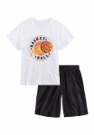 AUTHENTIC LE JOGGER AUTHENTIC LE Kelnės pižama 1 vienetai 2 dalys pižama su Basketball-Aufdruck