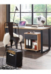 Wimex Ra&scaron;omasis stalas &raquo;Liverpool stalas im coolen Loft Style&laquo; su Kufen i&scaron; metalas 140/70/74 cm