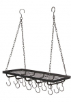 Ambiente Haus Pakabinamas krep&scaron;ys &raquo;Topfh&auml;nger i&scaron; Eisen in juoda spalva - 60 cm&laquo;