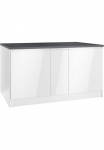 KOCHSTATION Virtuvės sala &raquo;KS-Virginia&laquo; plotis 153 cm MDF-Fronten butelių lentyna
