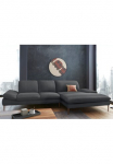 W.SCHILLIG Kampinė sofa &raquo;enjoy&MORE Designsofa bequem elegant ir zeitlos L-Form&laquo; Sitztiefenverstellung F&uuml;&szlig;e bronze pulverbeschichtet plotis 340 cm