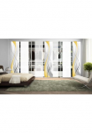 HOME WOHNIDEEN Panelinės užuolaidos &raquo;CARLISLE 7ER rinkinys&laquo; Lubinis užuolaidų bėgelis 7 Stk. dalys HxB: 245x60