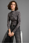 Laura Scott Palaidinė ilgomis rankovėmis in madingas Leoparden-Print