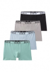 Bench. Kelnaitės &scaron;ortukai &raquo;Boxershorts dėl Jungen&laquo; Rinkinys 4 Stk. su Logo-Webbund