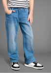 KangaROOS Laisvo stiliaus džinsai &raquo;Jeans su platus Bein&laquo; su Logo-Stickerei