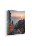 Komar Paveikslas ant drobės &raquo;Lighthouse - Gr&ouml;&szlig;e 40 x 40 cm&laquo; medis | Berge | gėlės | Bl&auml;tter | Foto | Jahreszeiten | Landschaft | Meer | Natur | palmių motyvas | Strand Rinkinys 1 Stk. dalys Paveikslas mi Echtholzrahmen