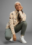 KangaROOS Flisinis megztinis i&scaron; kuscheligem Sherpa fliso Half-zip