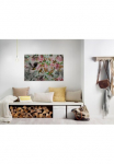 A.S. Cr&eacute;ation Paveikslas ant drobės &raquo;funky birds&laquo; Kunst | V&ouml;gel 1 Stk. dalys Keilrahmen paveikslas su V&ouml;gel Floral Lininis paveikslas Wohnzimmer modern Wand
