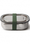black+blum Black+blum Lunchbox 1 Stk. dalys (3-in1) auslaufsicher su Silikon-Ventil Gabel ir Gurt 600 ml