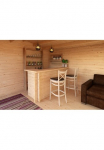 Nordic Holz Nordic mediena baro staliukas &raquo;Barelement&laquo; BxTxH: 200x103x75 cm