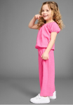 KIDSWORLD Palaidinė & kelnės &raquo;Set: Carmen-Top + kelnės&laquo; rinkinys 2 2 Stk. Ganzes Outfit: Palaidinė su Raglan&auml;rmeln ir kelnės