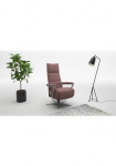sit&more Reguliuojamas fotelis &raquo;Vario Comfort ir Kopfteilverstellung & 360&deg; Drehfunktion&laquo; su Gasdruck auk&scaron;tis der porankiais 64cm