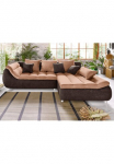 Home affaire Kampinė sofa &raquo;Imolla modern plotis 270cm bequem aktuelle Steppung im Kėdė L-Form&laquo; ir miegojimo funkcija ir Dėžutė patalynei