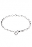 Amor Sidabrinė apyrankė &raquo;Schmuck Dovanų apyrankė Herz LIEBE&laquo; pagamintas in Germany - su Zirkonia (synth.)