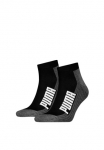 PUMA Puskojinės &raquo; vyrams ir moterims BWT CUSHIONED QUARTER 2P&laquo; 2 pora Zweifarbig Rippenb&uuml;ndchen