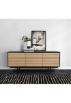Woodman Pailga indauja &raquo;Stripe&laquo; besonderes Design 3 Push-to-Open-T&uuml;ren plotis 161 cm FSC&reg;