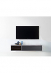Hammel Furniture TV spintelė &raquo;Mistral Fernsehschrank Medienm&ouml;bel H&auml;ngend&laquo; su Klappt&uuml;r su Akustikstoff Kabeldurchf&uuml;hrung TV staliukas B: 133 cm