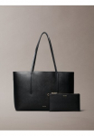 Calvin Klein Rankinė &raquo;FOIL LOGO TOTE W/POUCH&laquo; Damen-Schultertasche su Rei&szlig;verschluss-Tasche