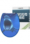 Sch&uuml;tte WC-dangtis &raquo;Shark&laquo; Duroplast su Lėto nusileidimo funkcija ir Schnellverschluss