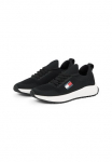 Tommy Jeans Tommy Džinsai Slip-On Sportbačiai &raquo;TJM RUNNER KNTITTED&laquo; Sportinio stiliaus batai pusbačiai Schlipper su aufgesetzter rai&scaron;teliais
