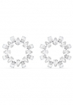 Swarovski Pora auskarai &raquo;Matrix Baguette Kreis&laquo; su &reg; Kristall