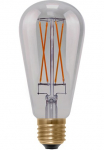 SEGULA LED lemputės &raquo;LED Rustika Long Style smokey grau&laquo; E27 Warmwei&szlig; dimmbar E27 Rustika Long Style smokey grau