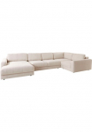 Home affaire Sofa &raquo;Bloomfield Mega Kampinė sofa plotis 390cm viel Platz U-Form&laquo; in padėties dydžiai bestellbar