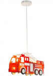 GLOBO LIGHTING Pakabinamas &scaron;viestuvas &raquo;KITA&laquo; E27 1 Stk. Vaiki&scaron;kas &scaron;viestuvas Kinderleuchte vaikų kambario baldų komplektas Feuerwehr H&auml;ngelampe