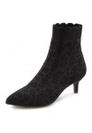 LASCANA Pusauliai &raquo;Sock Boot&laquo; High kulnas aulinukai Ilgaauliai batai kleiner Absatz & elastingas nėrinių