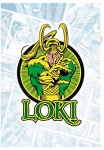 Komar Sienos lipdukai &raquo;Loki Comic Classic - Gr&ouml;&szlig;e 50 x 70 cm&laquo; selbstklebend Sienų lipdukai vaikų kambario baldų komplektas