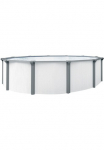 KWAD Apvalus baseinas &raquo;Green line Evolution&laquo; 36x132 white- design Folie in blau rusvai gelsvas arba grau erh&auml;ltlich