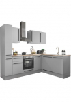 BASIC by Balculina Virtuvinis komplektas &raquo;Denver K&uuml;che BxHxT 250/115 x 211 x 60&laquo; plotis 250 cm patogi su įmontuota buitinė technika ir Indukcinė