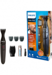 Philips Įkraunama barzdos kirpimo-kantavimo ma&scaron;inėlė &raquo;Series 1000 MG1100/16&laquo; 3 Aufs&auml;tze abwaschbar su DualCut-Pr&auml;zisionstrimmer ir 3 Pr&auml;zisionsk&auml;mme