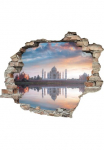 queence Sienos lipdukai &raquo;Taj Mahal&laquo; Sienų lipdukai paveikslas selbstklebend 3D Wanddurchbruch