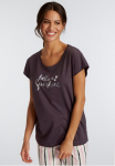Vivance Dreams Pyjamaoberteil 1-teilig su Frontdruck