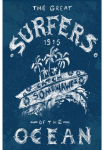 queence Metalinis paveikslas &raquo;Great Surfers&laquo; Dekoracija | Schriftz&uuml;ge 1 Stk. dalys Stahlschilder