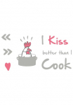 Komar Sienos lipdukai &raquo;I kiss better than... - Gr&ouml;&szlig;e 50 x 70 cm&laquo; selbstklebend Sienų lipdukai