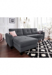 sit&more Kampinė sofa &raquo;Varese L-Form&laquo; su spyruoklės patogi su miegojimo funkcija ir daiktadėžė
