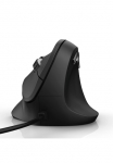Hama Ergonomische Kompiuterinė pelė &raquo;Ergonomische vertikale Kompiuterinė pelė dėl PC Kompiuteris su kabelis 18 m Schwarz&laquo; USB laikmena | kabelgebunden Vorbeugung Tennisarm/Mausarm
